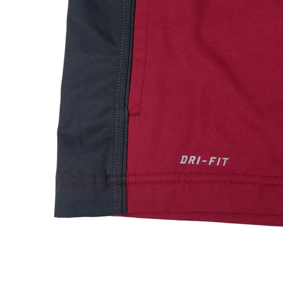 Nike Jacket Men 2XL XXL Red Full Zip Windbreaker Lightweight Pockets Dri-Fit * - Picture 7 of 10